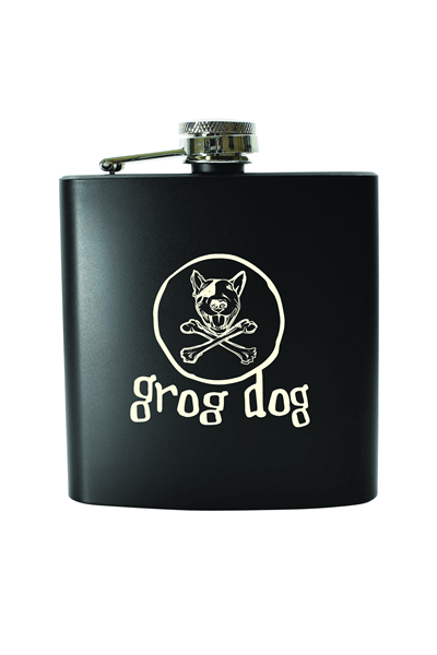 Grog Dog Hip Flask